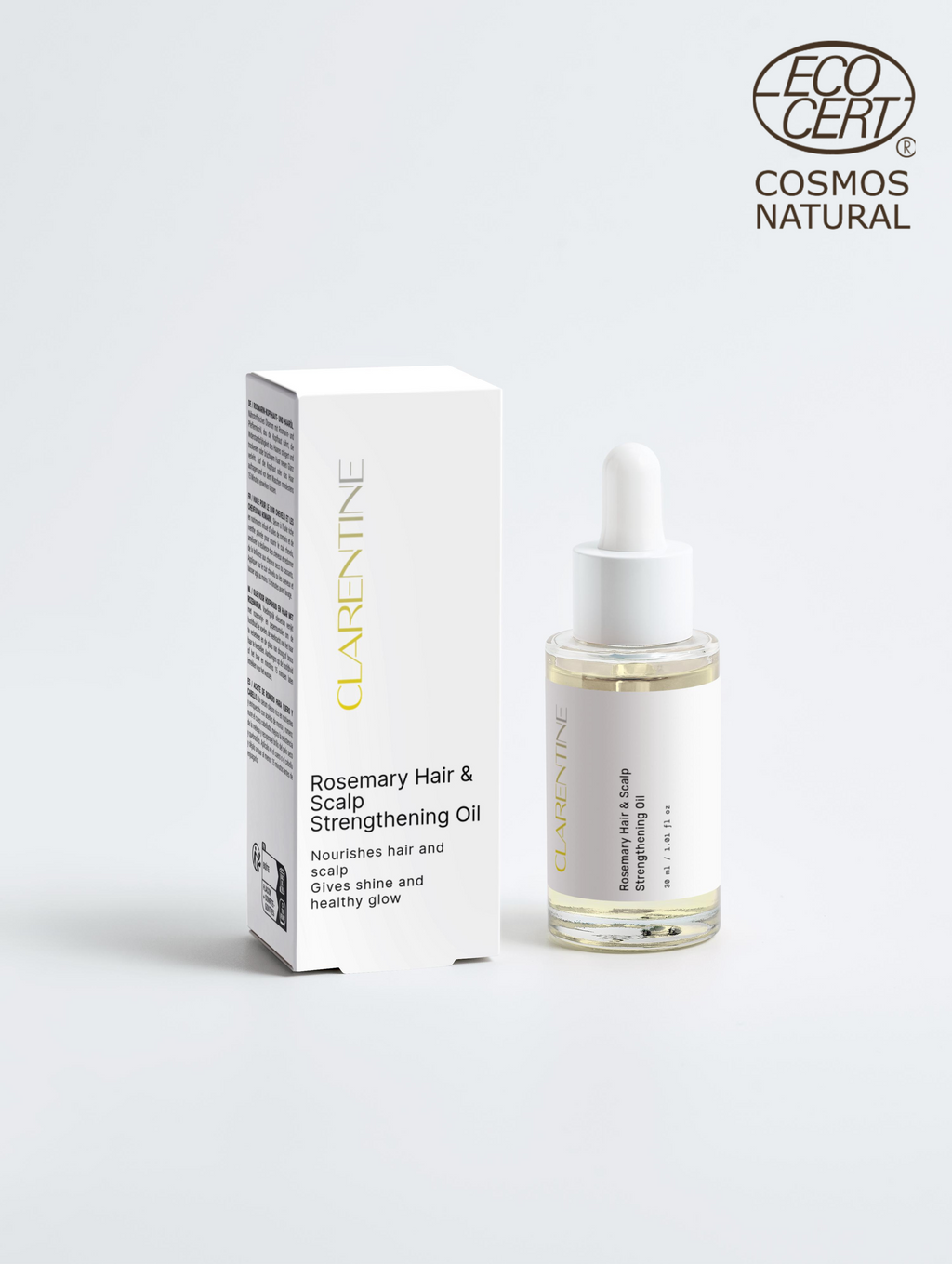 CLARENTINE Rosemary Hair & Scalp Strengthening Oil