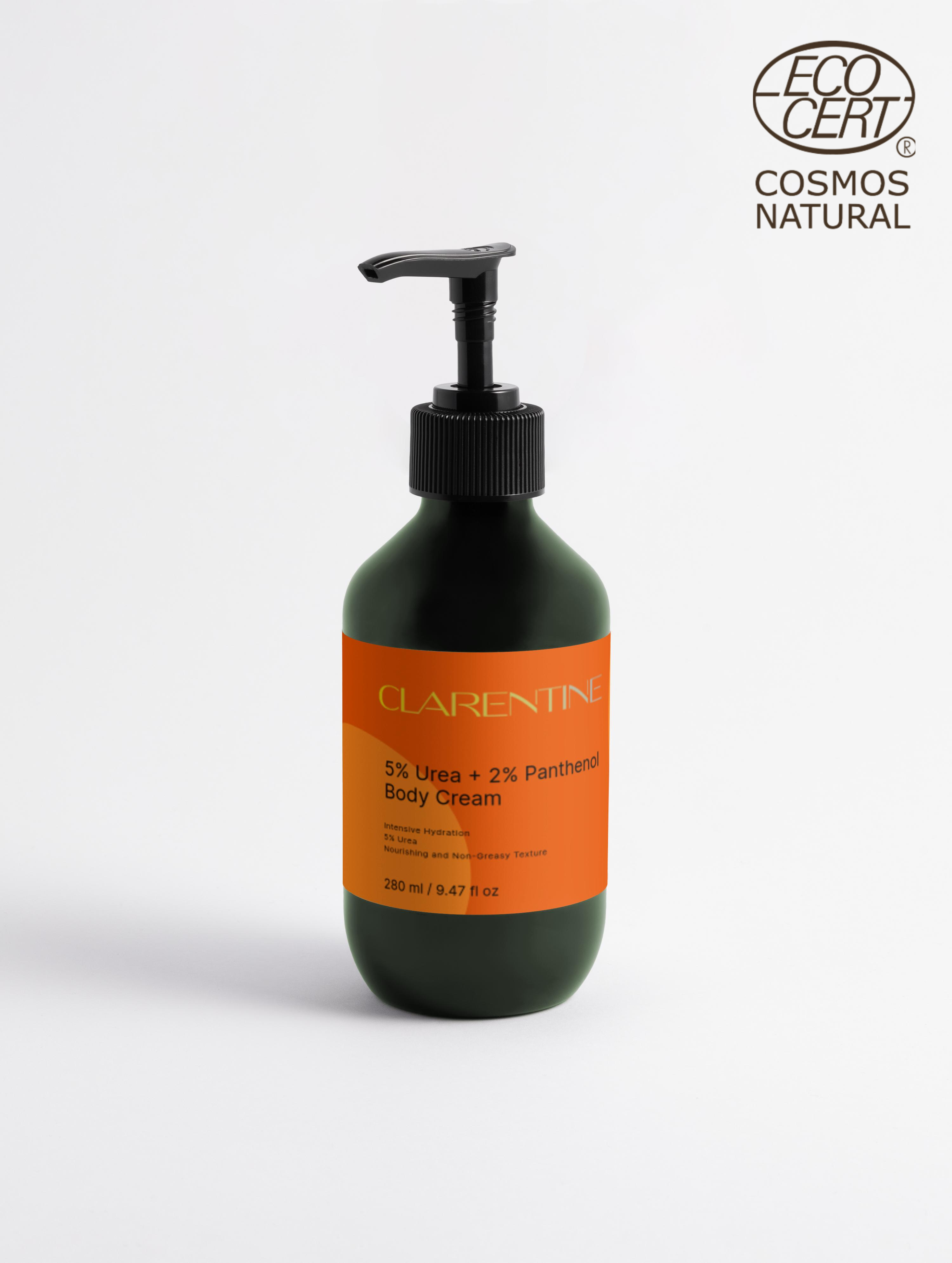 CLARENTINE 5% Urea + 2% Panthenol Body Cream